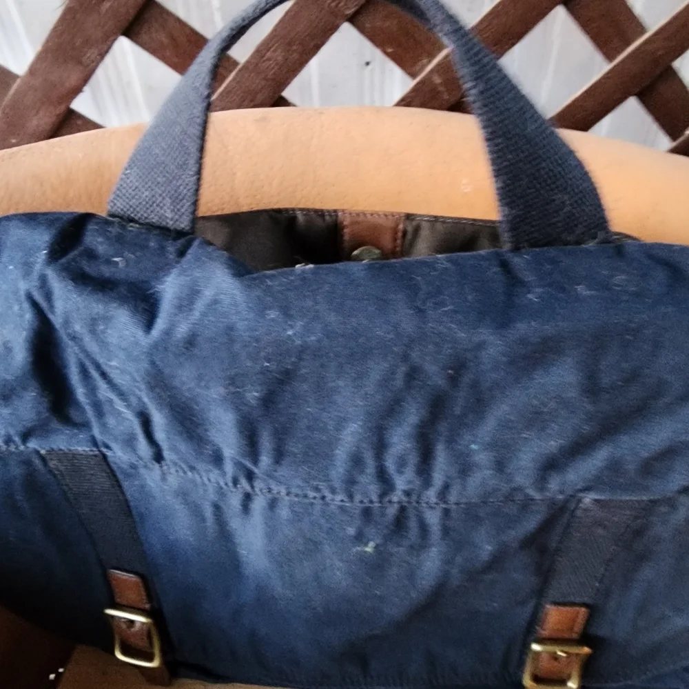 Mens Fossil Navy Blue Satchel